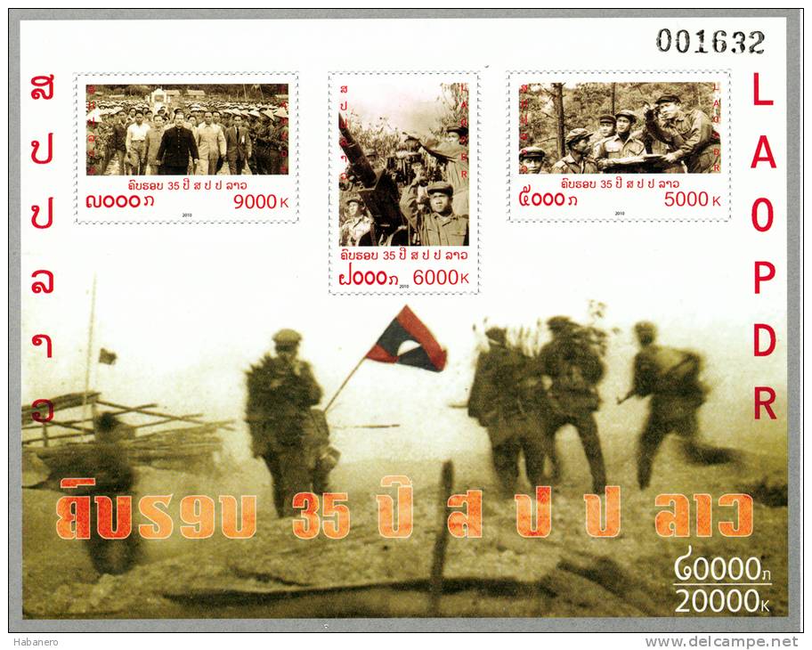 LAOS - 2010 - Mi BL. 226 - LAO PDR 35 Y - SPECIAL OFFER 64% OFF - MNH ** - Laos