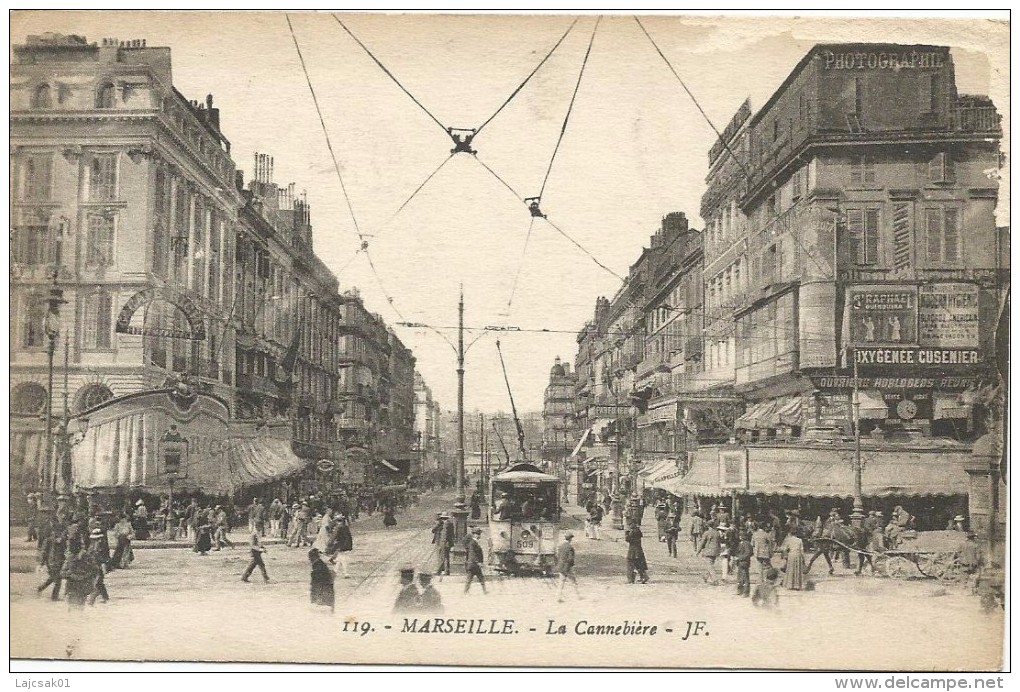 Marseille La Cannebiere Tram Tramway - The Canebière, City Centre