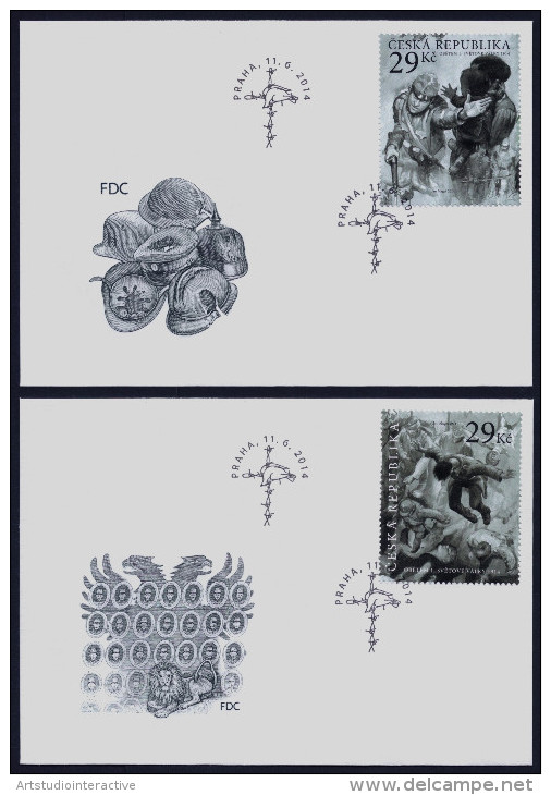 2014 REPUBBLICA CECA "VICTIMS OF WORLD WAR I" FDC - FDC