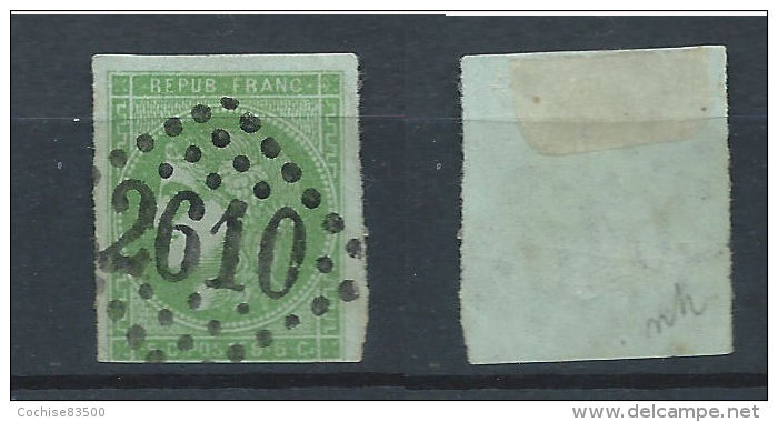 France N°42B Obl (FU) 1970 - Emission De Bordeaux - 1870 Ausgabe Bordeaux