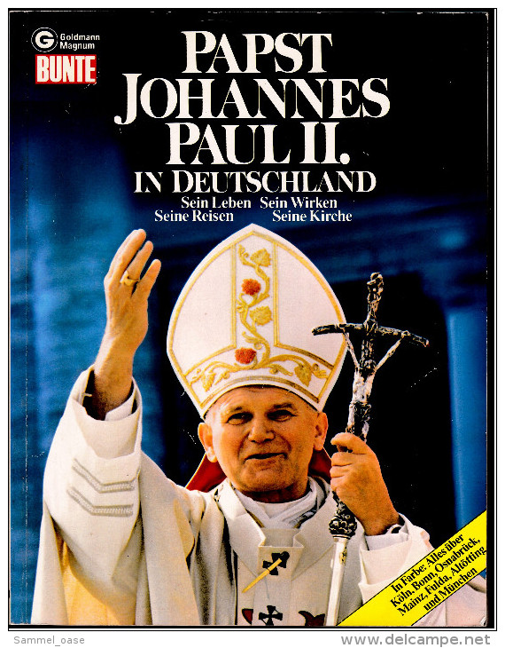 Bunte Zeitschrift Sonderausgabe 1980  -  Papst Johannes Paul II. In Deutschland  -  Sein Leben  -  Sein Wirken - Sonstige & Ohne Zuordnung