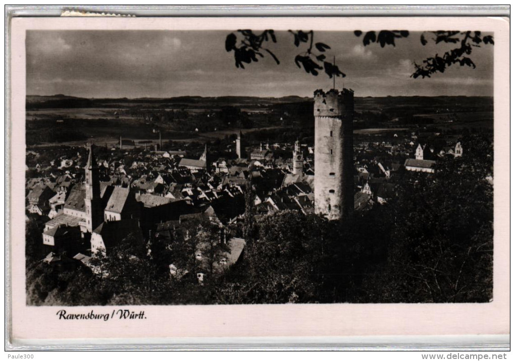 Ravensburg - Mehlsackturm Und Blick Auf Die Stadt - Ravensburg