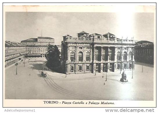 69452) Cartolina Di Torino - Piazza Castello E Palazzo Madama - Viaggiata Non Affrancata - Palazzo Madama
