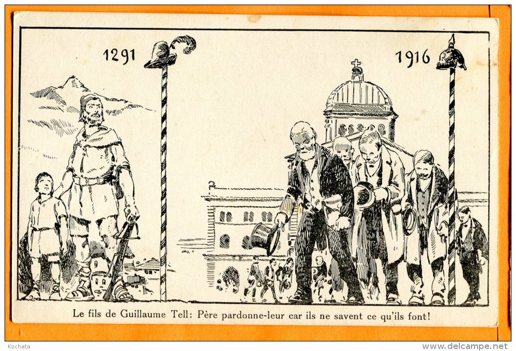 LOL274, Fils De Guillaume Tell, Wilhelm Tell, Procession, 1291 - 1916, Non Circulée - Elm