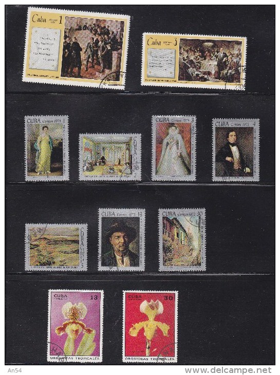 LOT DIVERS  INTERESSANT A PRIX TRES REDUIT TIMBRES   OBLITERES - Collections (sans Albums)