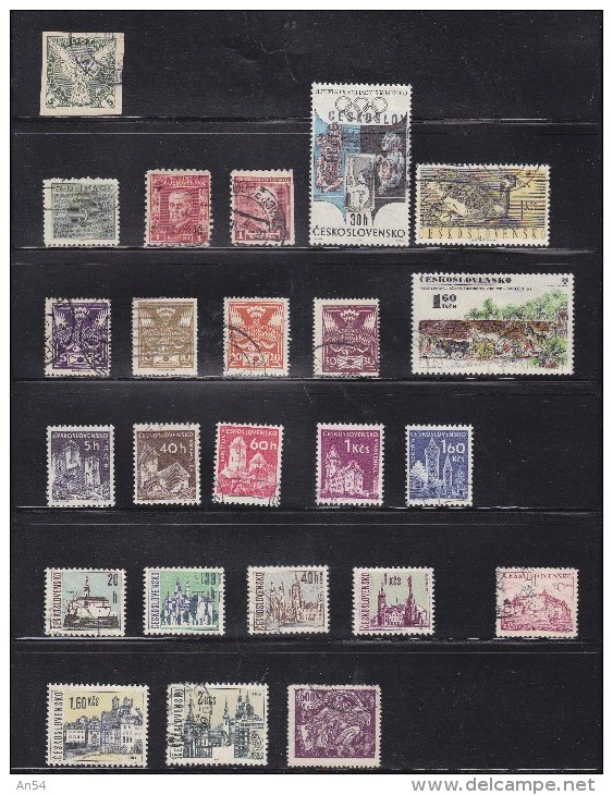 LOT DIVERS  INTERESSANT A PRIX TRES REDUIT TIMBRES   OBLITERES - Collections (sans Albums)