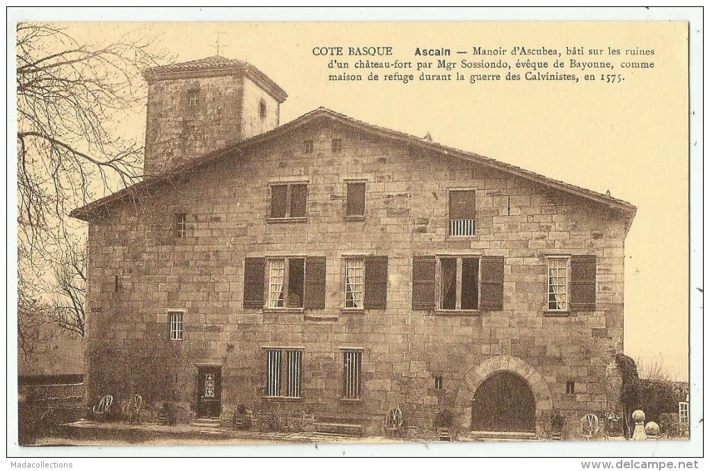 Ascain (64.Pyrénées-Atlantiques) Le Manoir D'Ascubea - Ascain