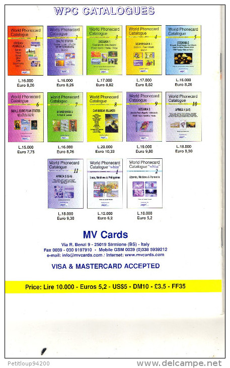 CATALOGUE TELECARTES  PHONECARD CATALOGUE  *Macau & Vietnam - Livres & CDs