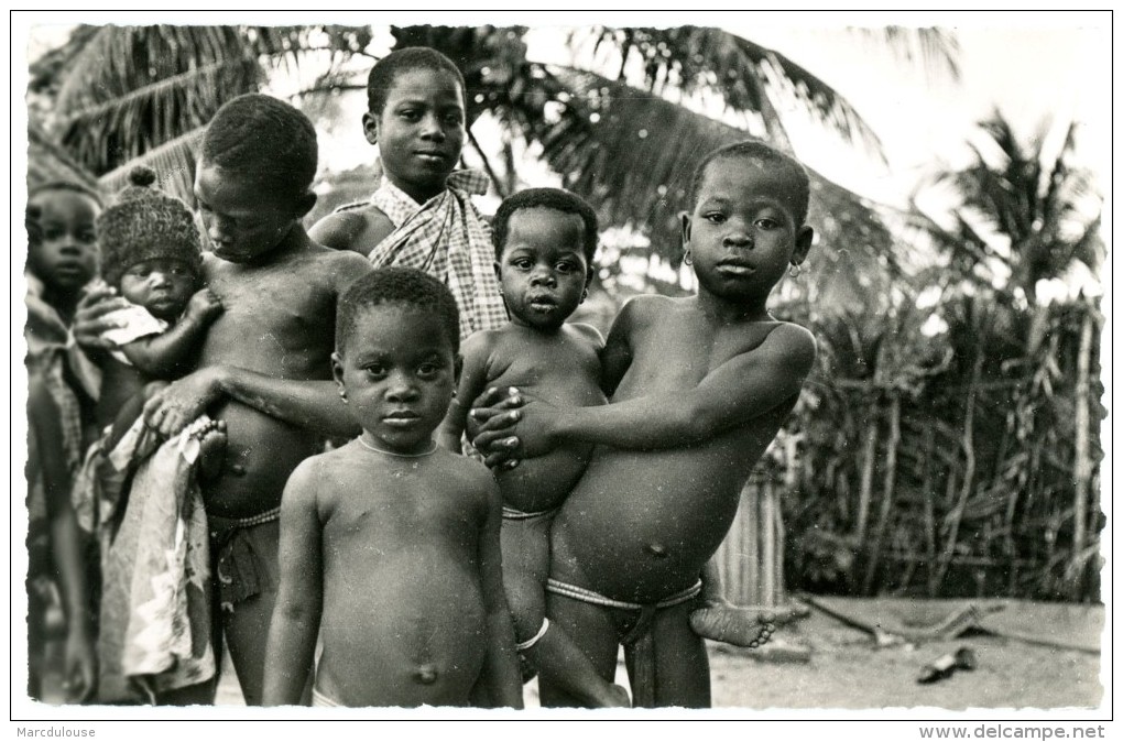 Côte D'Ivoire. Un Groupe D'enfants De Pêcheurs. - Elfenbeinküste