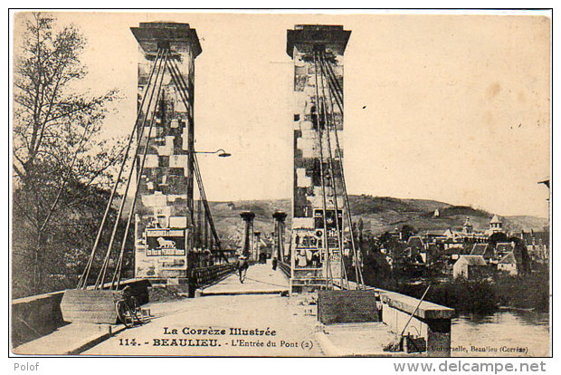 BEAULIEU - L' Entrée Du Pont (Pont Suspendu)  (84468) - Autres & Non Classés