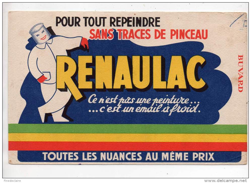 Buvard - Renaulac - Peintures