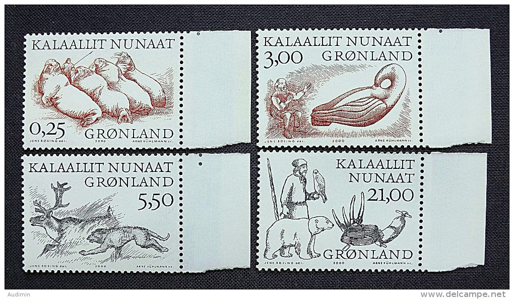 Grönland 347/50 **/mnh, Arktische Wikinger (II): Aktivität Und Aufschwung. - Neufs