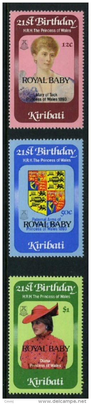 1982 - KIRIBATI - Mi. 405/407 - NH - (REG2875.....C) - Kiribati (1979-...)