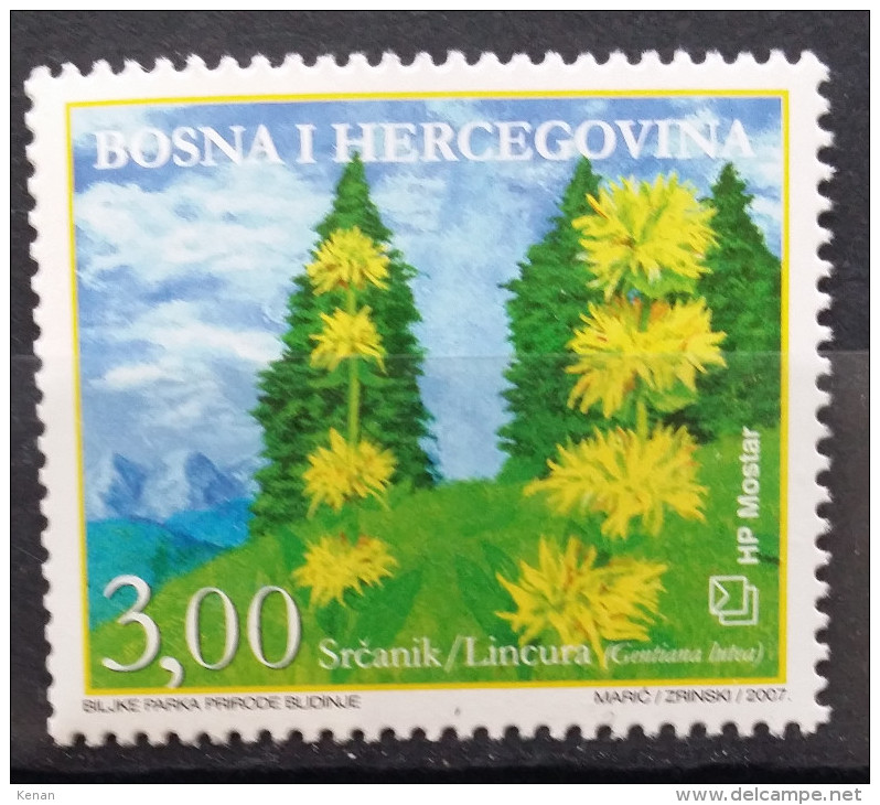 Bosnia And Hercegovina, HP Mostar 2007 , Mi: 219 (MNH) - Plantas Medicinales