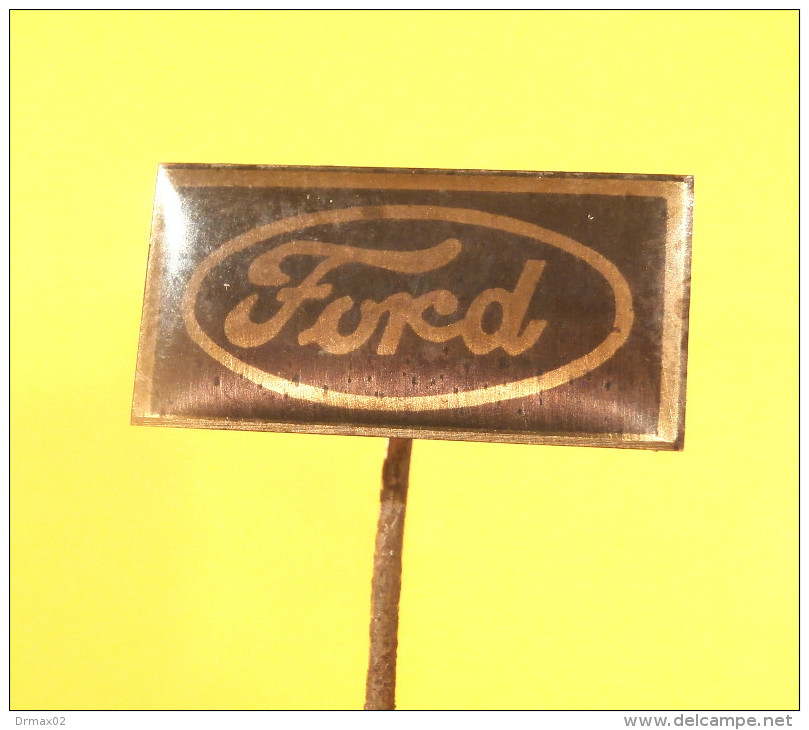 FORD Auto Moto Industry / Car OLD LOGO Voiture   - Vintage Pin Badge - Ford