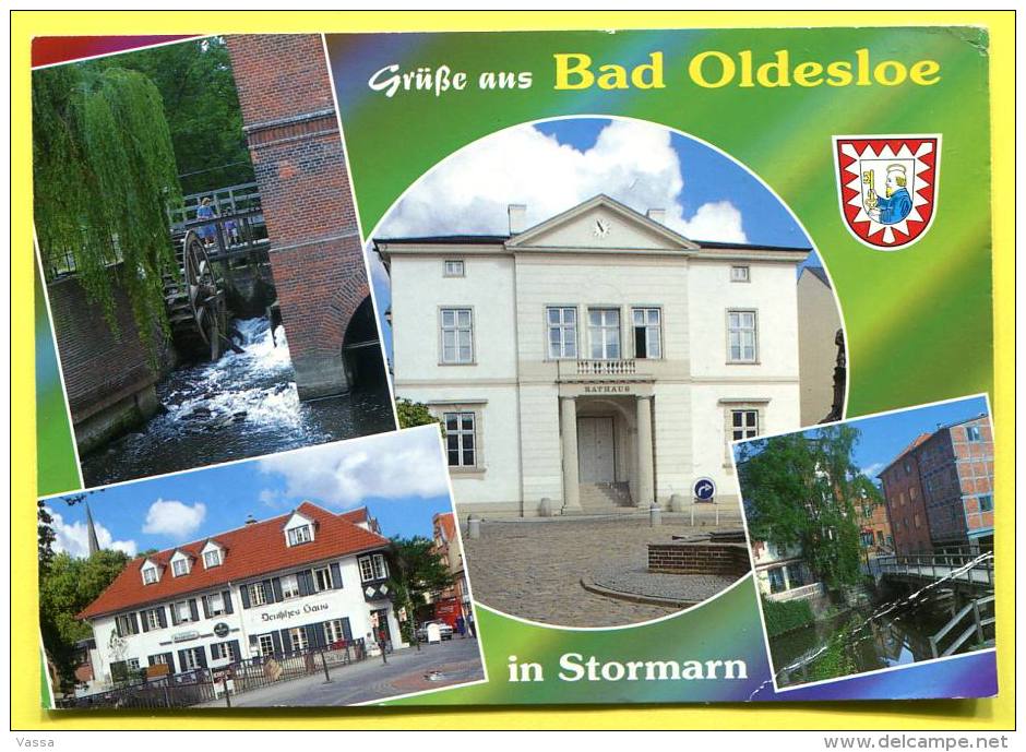 Germany -  Bad Oldesloe . 2 Stamps Franked 2008 - Bad Oldesloe