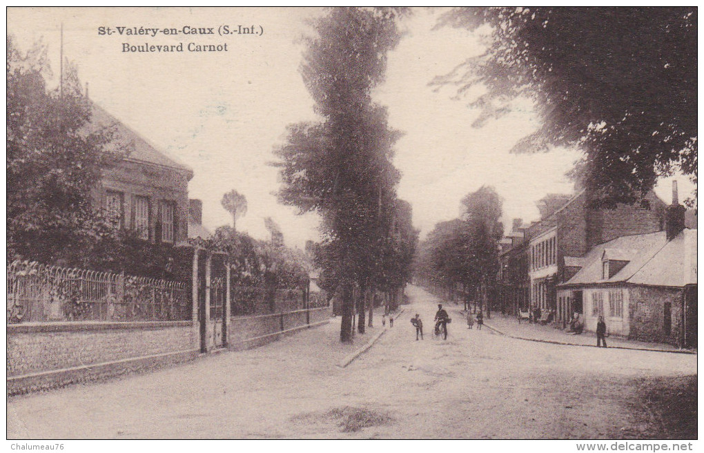 SAINT VALERY EN CAUX.Boulevard Carnot (inconnu Sur Delcampe). - Saint Valery En Caux