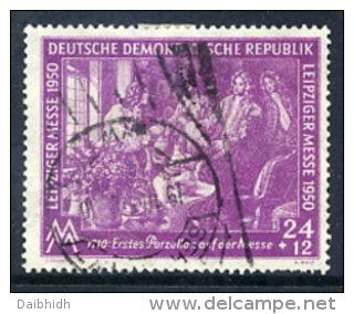 DDR 1950 Leipzig Spring Fair 24+12 Pf..  Postally Used.  Michel 248  €20 - Used Stamps