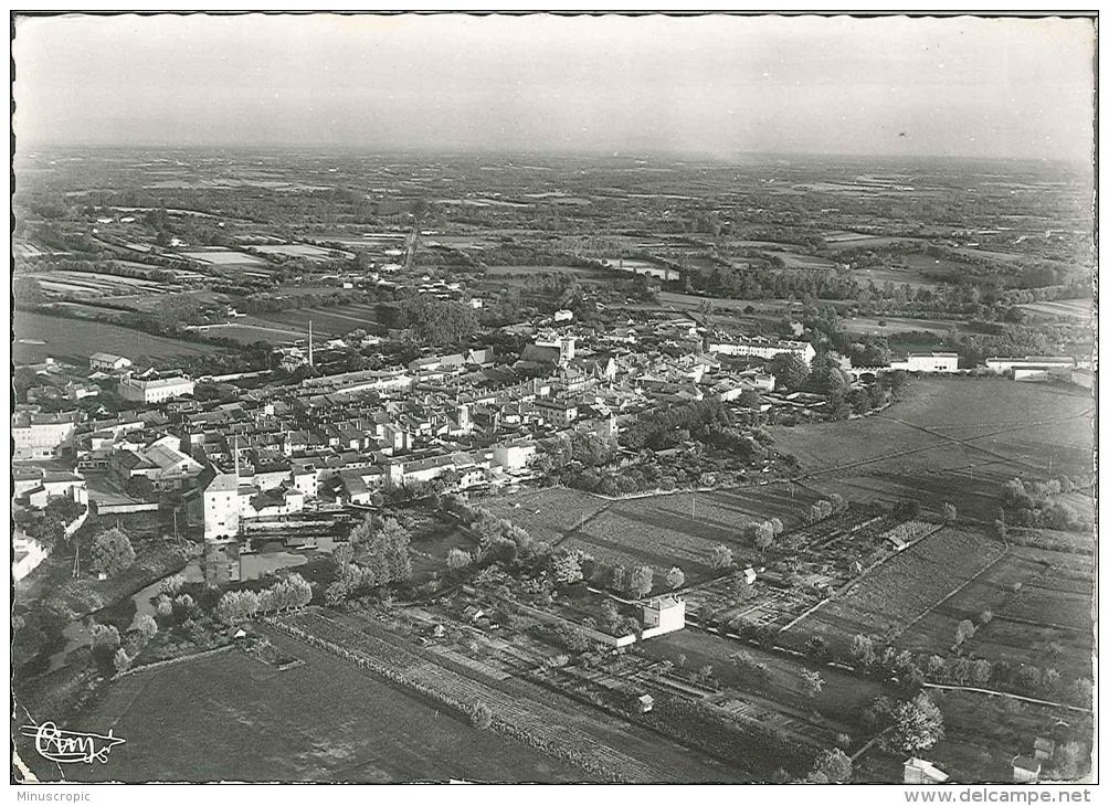 CPSM 01 - Pont De Vaux - Vue Aérienne - Pont-de-Vaux