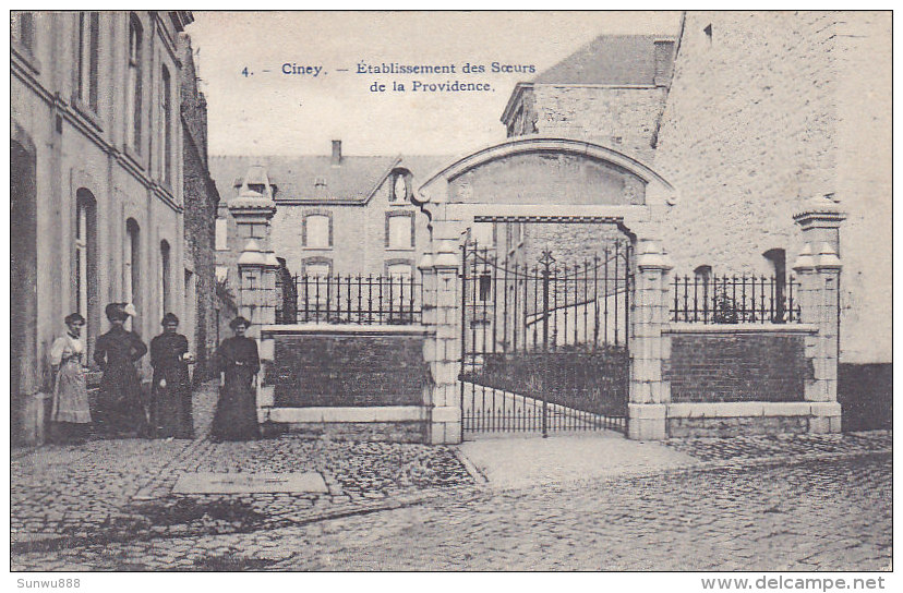 Ciney - Etablissement Des Soeurs De La Providence (animée, 1910) - Ciney