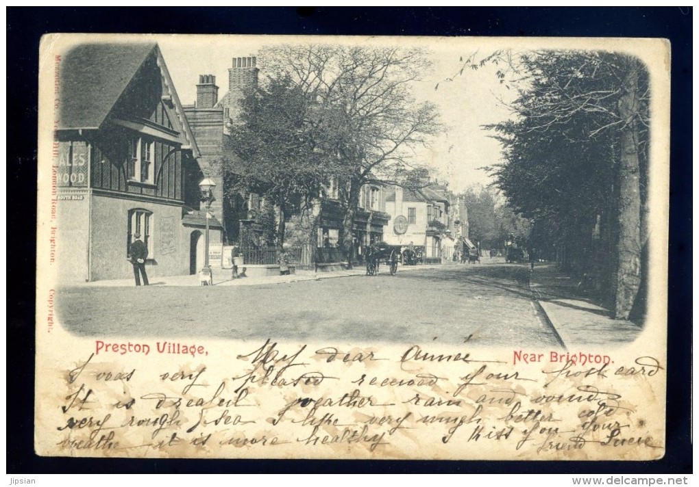 Cpa De Angleterre Near Brighton Preston Village  FEV16 19 - Brighton