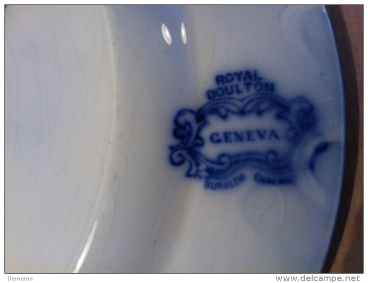 Royal Doulton Geneva Plate, Burslem Englend, - Doulton