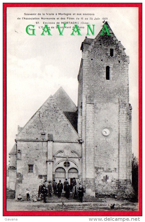 61 Environs De Mortagne - L'église De SAINT-MARD-de-RENO - Autres & Non Classés