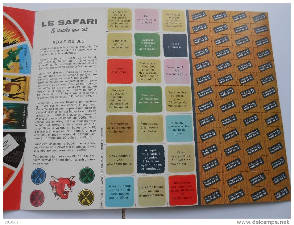 JEU LE SAFARI - LA VACHE QUI RIT - - Autres & Non Classés