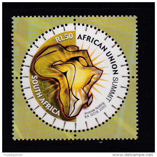 SOUTH AFRICA, 2002, Mint Never Hinged Stamp(s) , African Union Summit, 1492, #9091 - Unused Stamps