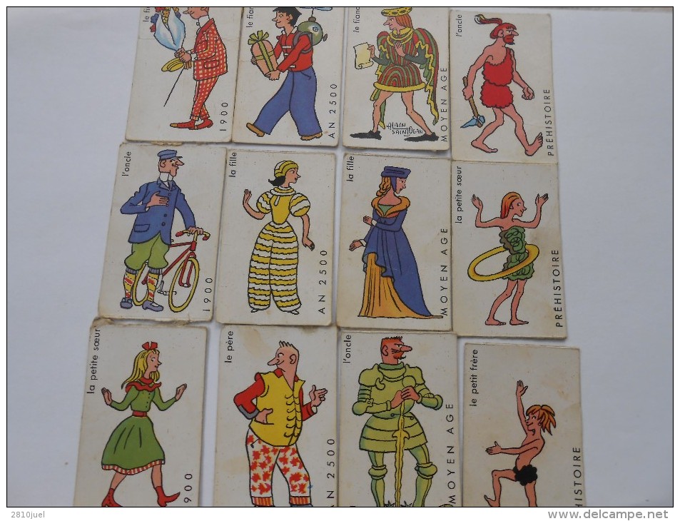 JEU De CRIC  CRAC  28 Cartes 4 Siècles 7 Personnages  - LA VACHE QUI RIT - - Autres & Non Classés