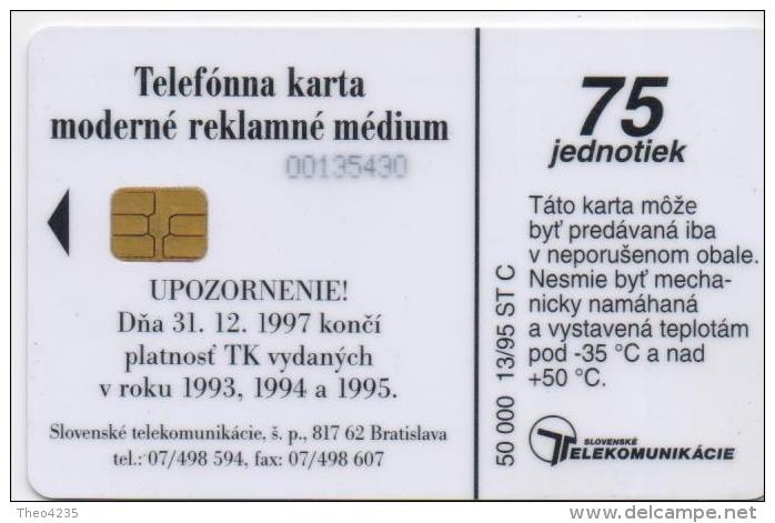 SLOVAKIA PHONECARDS ANIMAL-50000cps -13/95-USED(2) - Sonstige & Ohne Zuordnung