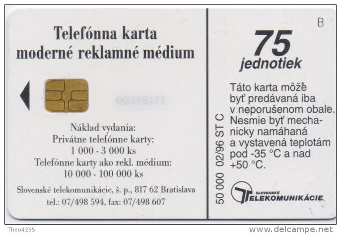 SLOVAKIA PHONECARDS ANIMAL-50000cps -2/96-USED(2) - Sonstige & Ohne Zuordnung
