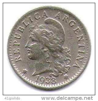 Argentina 5 Centavos 1938 - Argentina