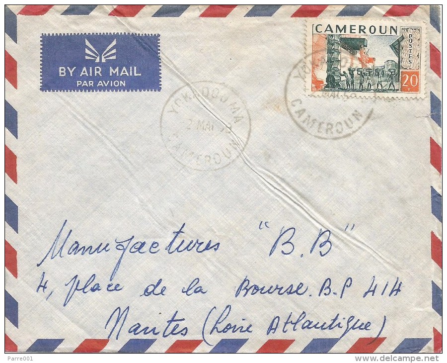 Cameroun Cameroon 1959 Yokadouma Banana Export Harbour Cover - Brieven En Documenten