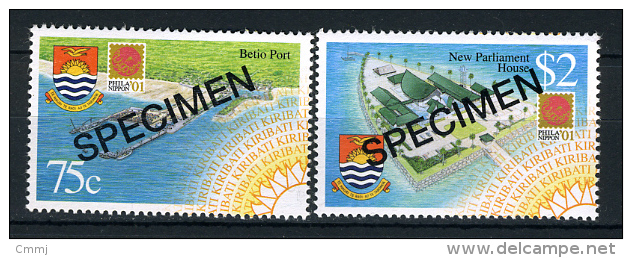 2001 - KIRIBATI - Mi. 851/852 - SPECIMEN - NH - (REG2875.....C) - Kiribati (1979-...)