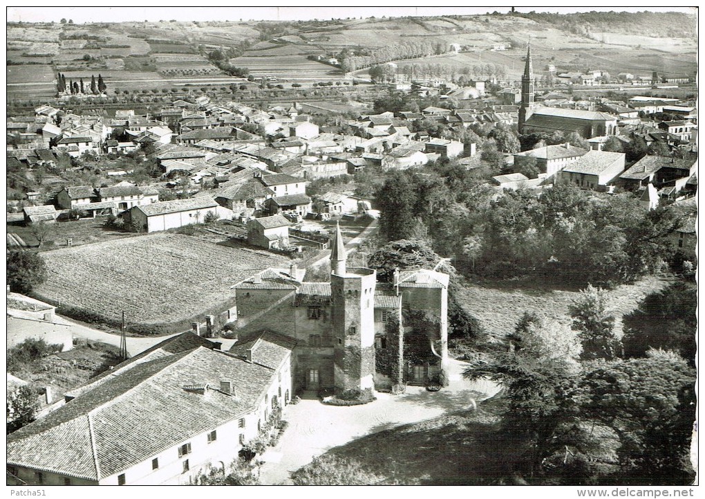 GRISOLLES (Tarn-et-Garonne) Beau Plan, Vue D'avion - Voyagée 1971 - BE (voir Scans) - R/V - Grisolles