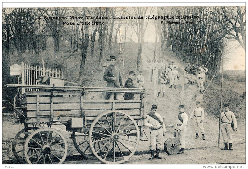 SURESNES. Mont Valérien Exercice Militaire 1912. Animée. - Suresnes