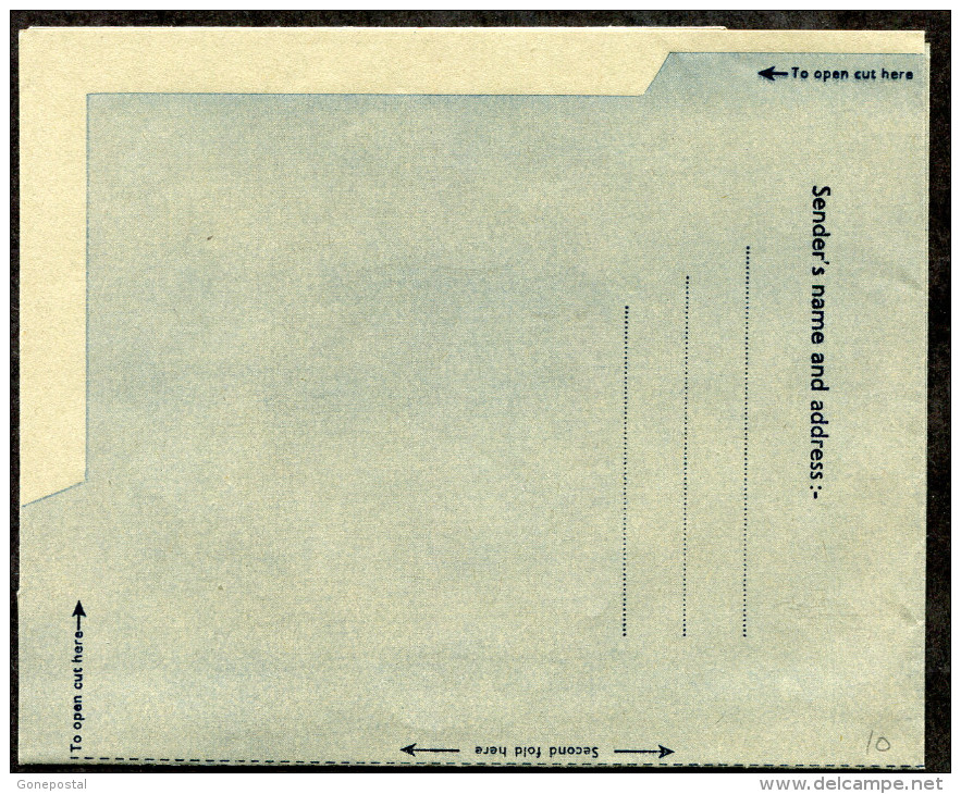 D633 - BRITISH GUIANA 1940s Air Letter Aerogramme. Unused - Guyana Britannica (...-1966)