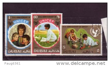 DUBAI 1971 UNICEF  YVERT N°116-A87   OBLITERE - Dubai