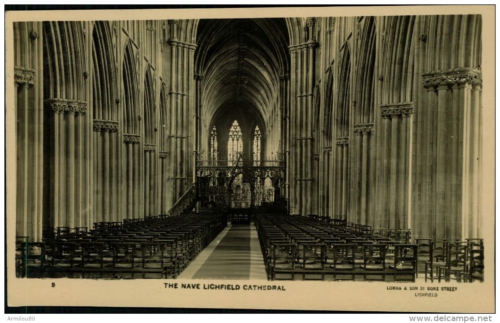 N°479 PPP 347  THE NAVE LICHFIELD CATHEDRAL - Autres & Non Classés