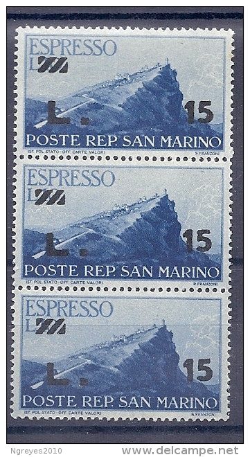 150025149  SAN MARINO  YVERT  T.P.L.E.  Nº   16/7  **/MNH - Parcel Post Stamps