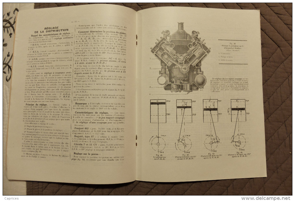 TECHNOLOGIE AUTOMOBILE PAR E. GASTAUD Fascicule N°5 Organes Du Moteur, Distribution, Carburation, Gazogène - Tools