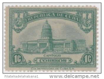 1929-29 CUBA REPUBLICA 1929. 1c CAPITOLIO NACIONAL Ed.234. MNH. CAPITOL. (5). - Neufs