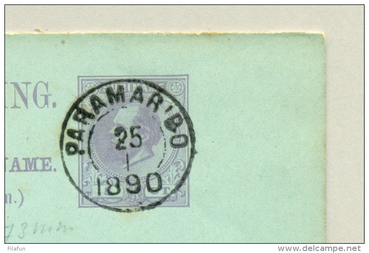 Suriname - 1890 - 5+5 Cent Briefkaart G6 - Suriname ... - 1975