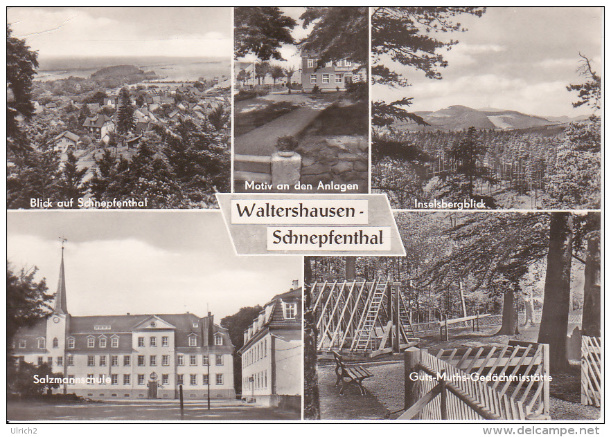 AK Waltershausen - Schnepfenthal - Mehrbildkarte - 1971 (21535) - Waltershausen