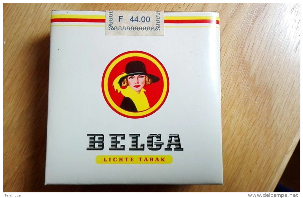 BELGA Old Full Cigarette Pack Sigarette Zigaretten - Schnupftabakdosen (leer)