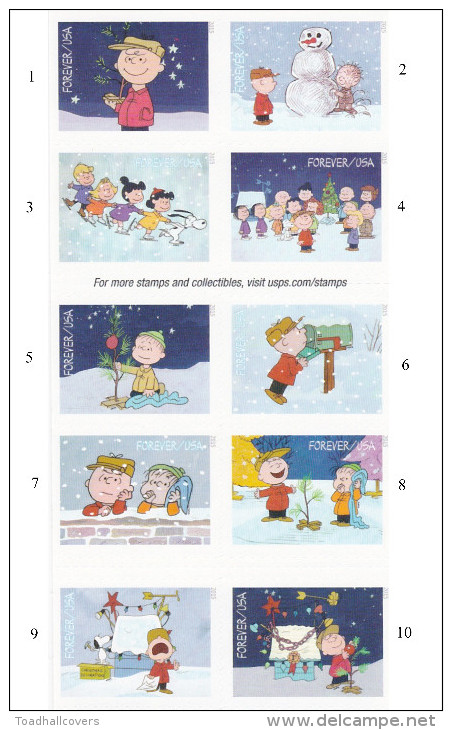 "A Charlie Brown Christmas" FDC With DCP Cancellation, From Toad Hall Covers - 2011-...