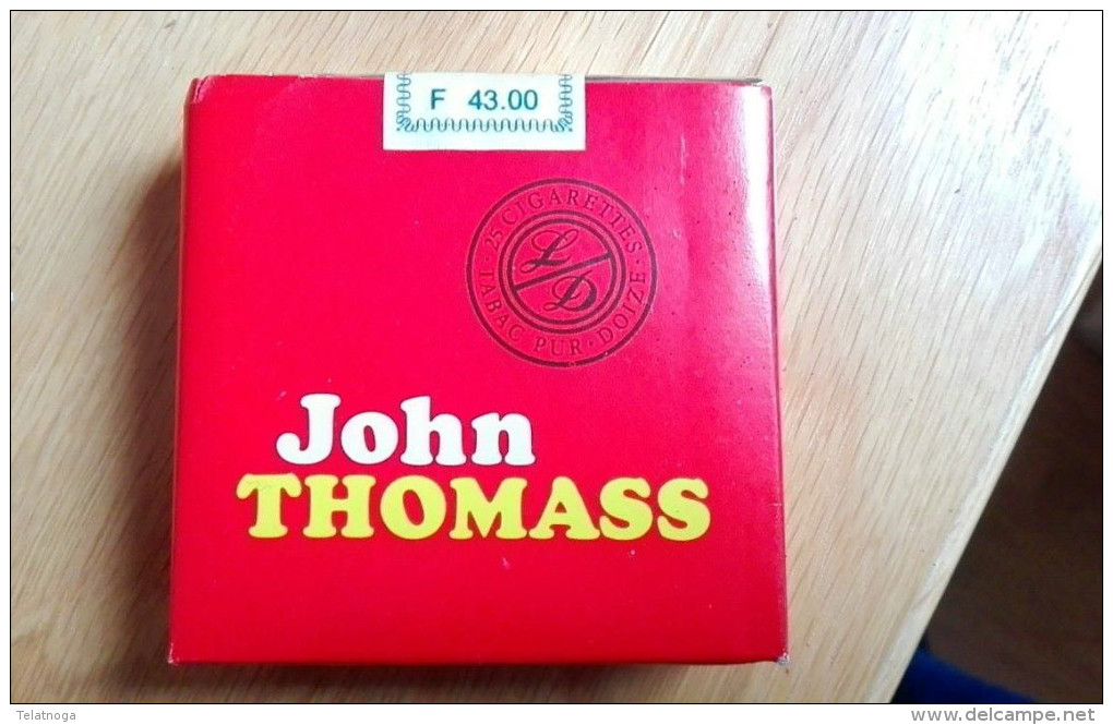 JOHN THOMASS Old Full Cigarette Pack Sigarette Zigaretten - Schnupftabakdosen (leer)