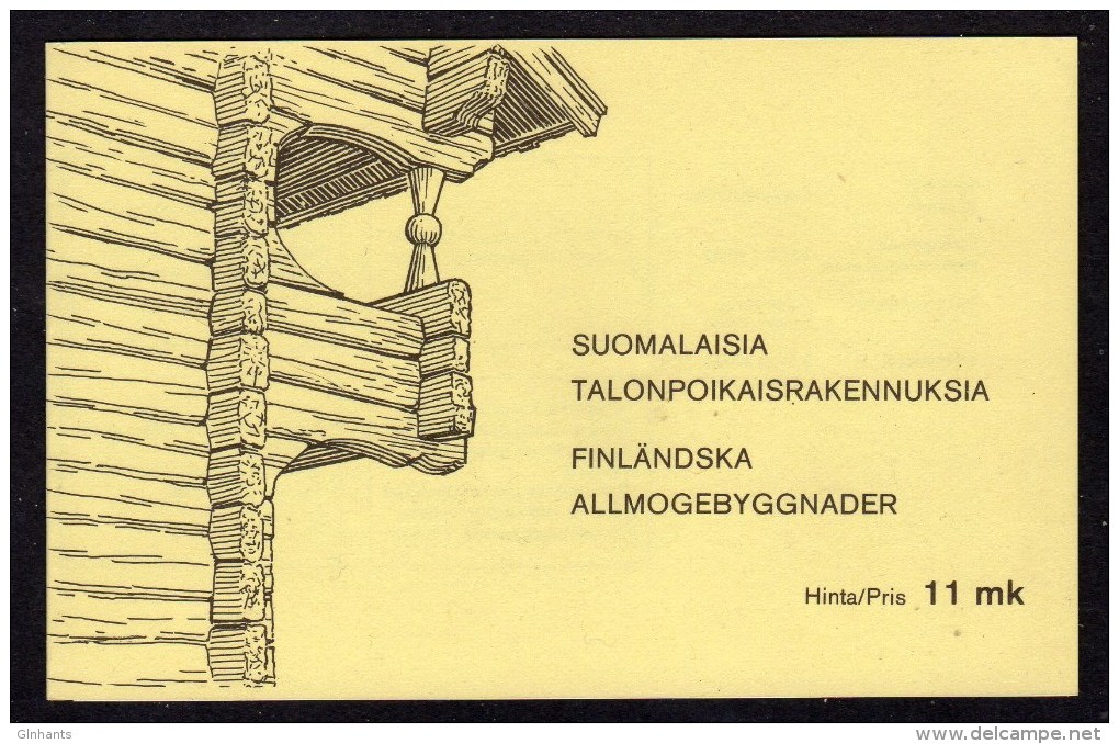 FINLAND - 1979 ARCHITECTURE BOOKLET 11mk SG SB14 FACIT H5 FINE MNH ** - Carnets