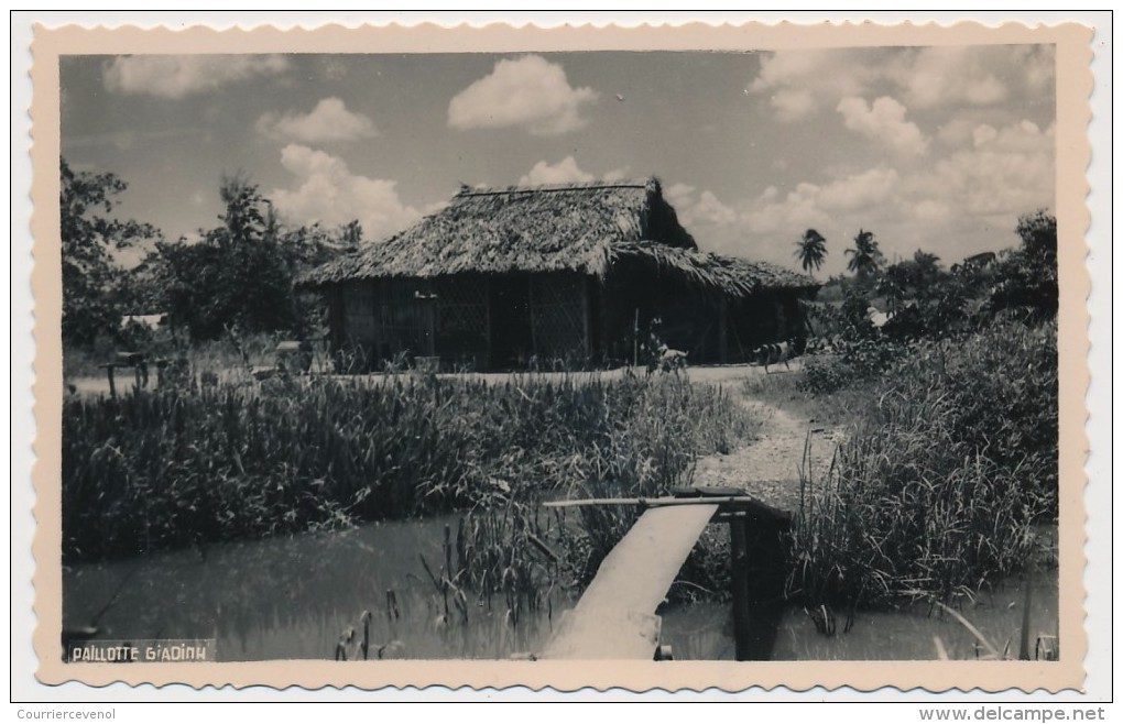 CPSM Carte Photo - INDOCHINE - Paillotte Giadinh - Vietnam